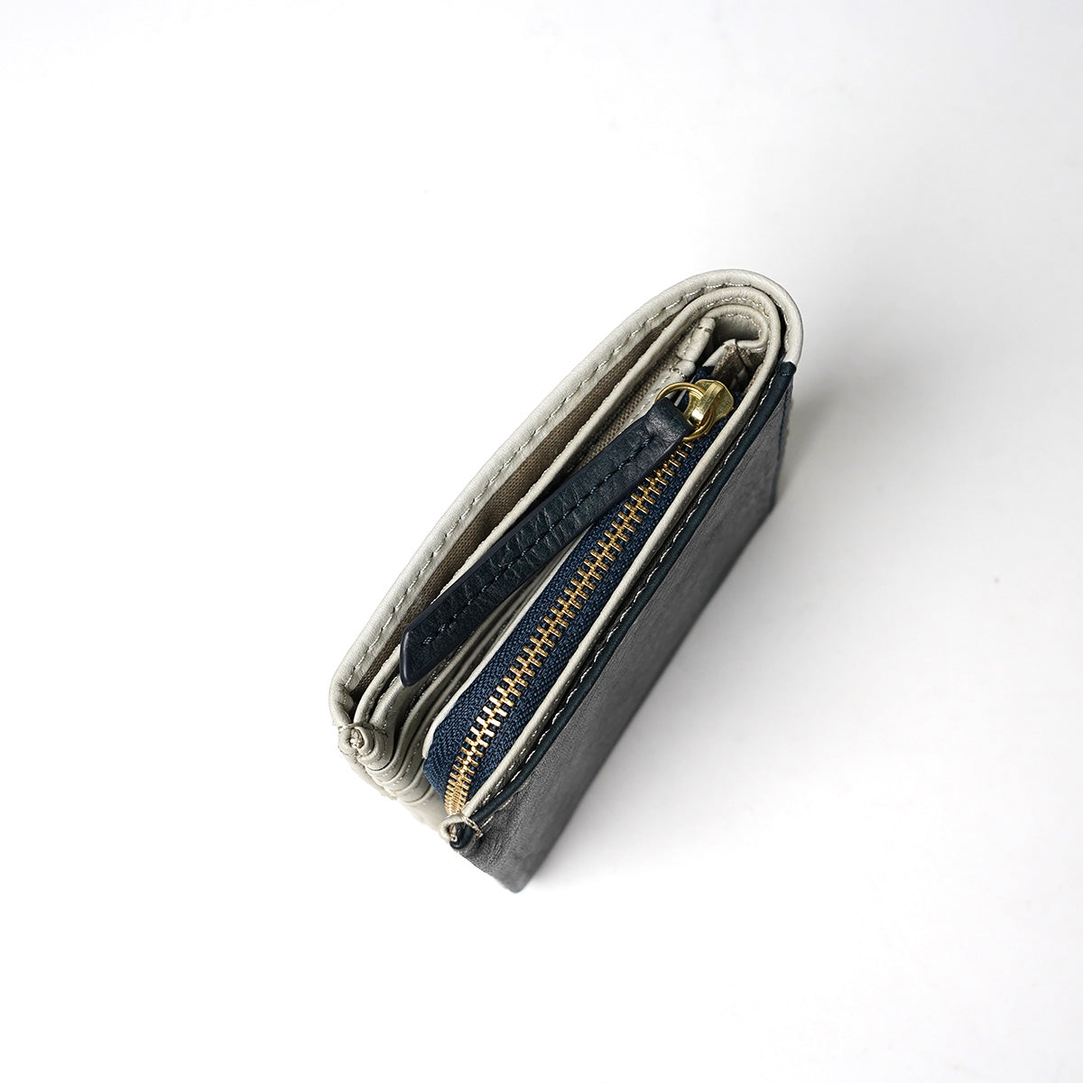 フルクローム洗い 二つ折り財布 HRD408