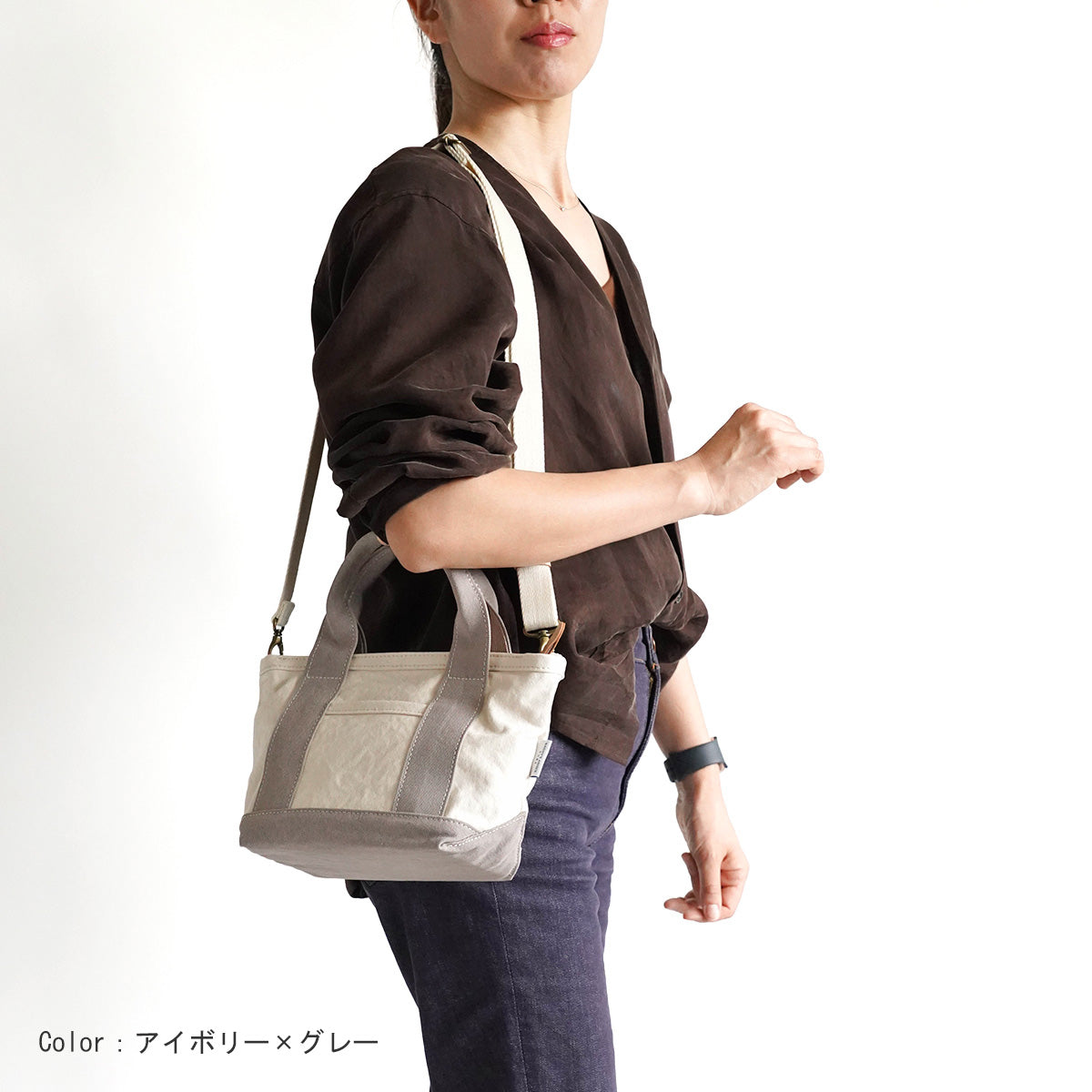 18盎司Army Duck Bio Tote單肩包迷你LGRN4030