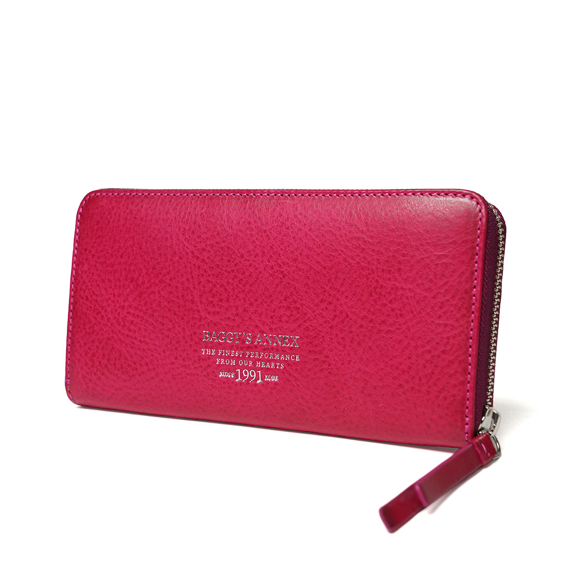 Natural Box Round Zipper Long Wallet LZKM3600
