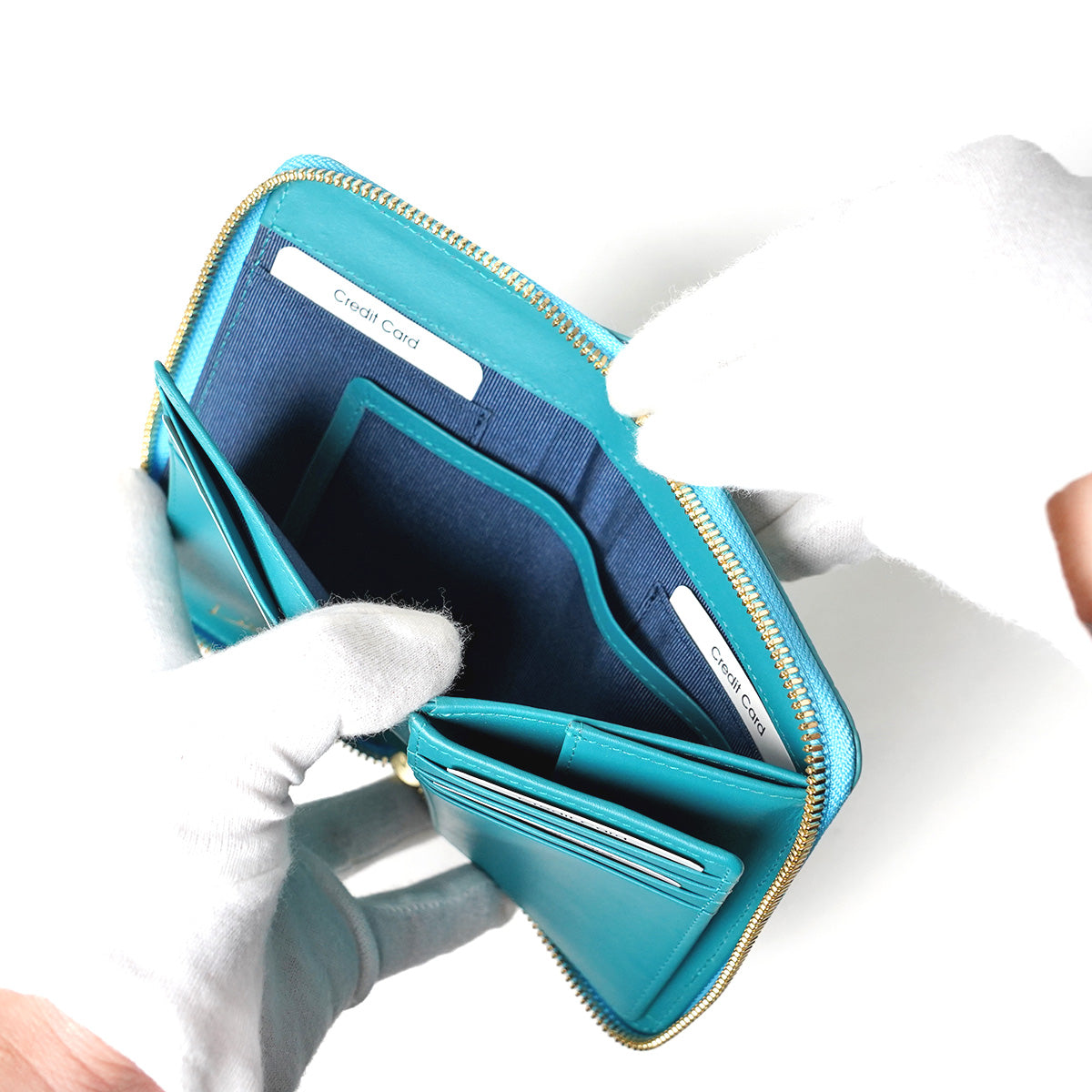 STINGRAY STAR wallet -スティングレーレザー- ラウンドファスナー ハーフ財布 ZWL6001