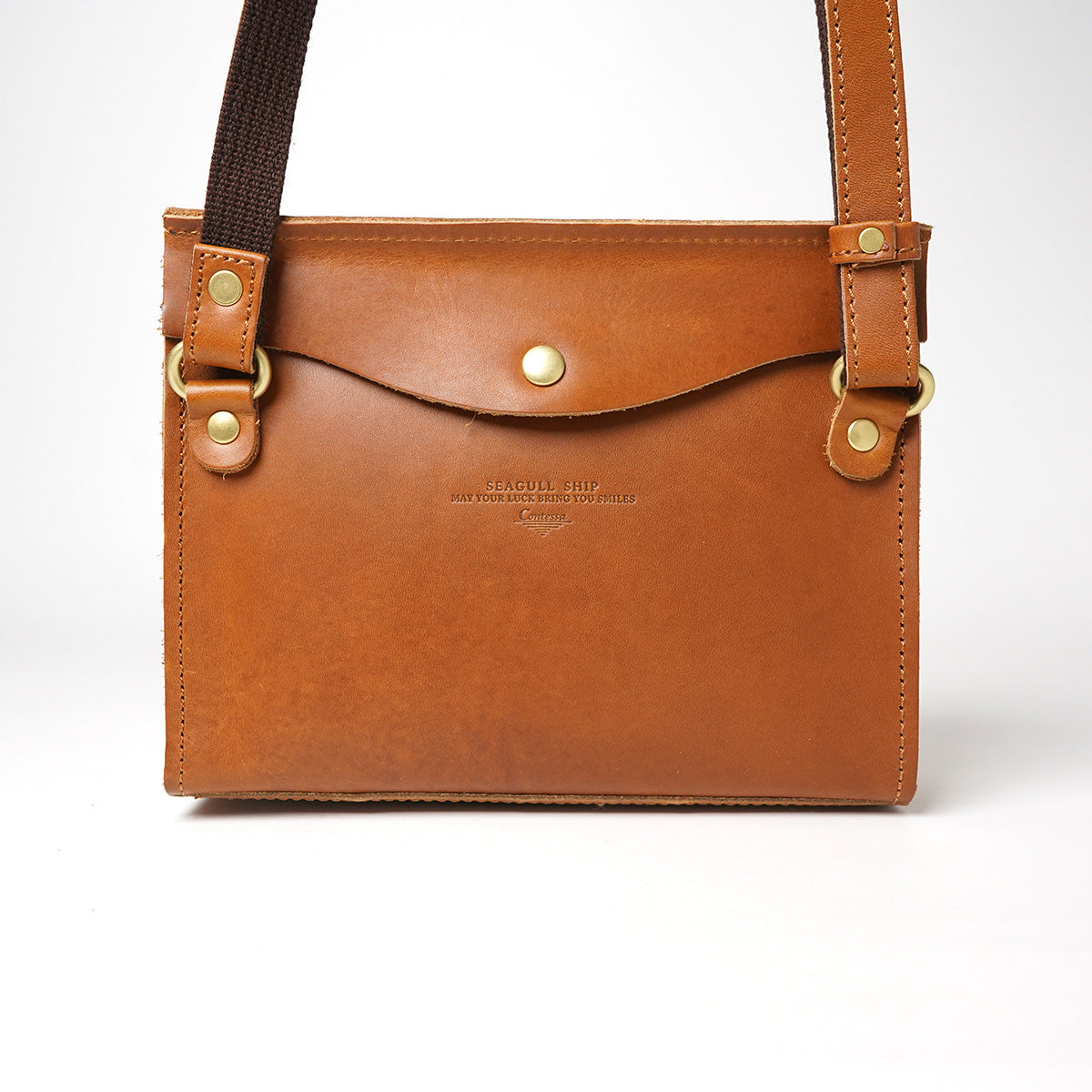 Double Oil VI LEATHER Dome Mini Shoulder Bag CMAK1021