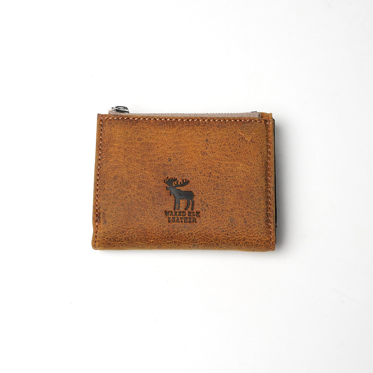 WAXED ELK Leather 三つ折り財布 FZKM853