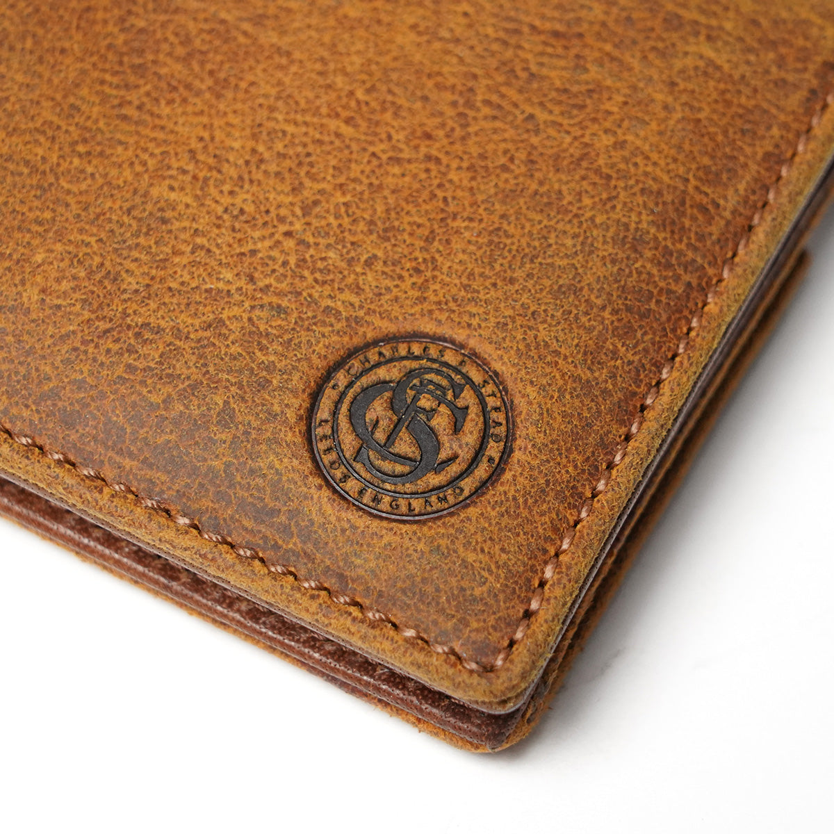WAXED ELK Leather 二つ折りミニ財布 FZKM854