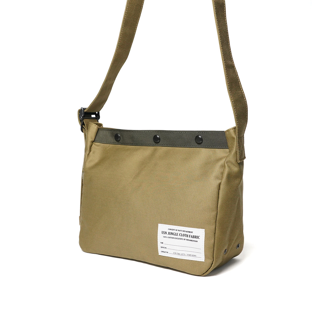 JUNGLE CLOTH Newspaper Shoulder Bag S-size GRN7700