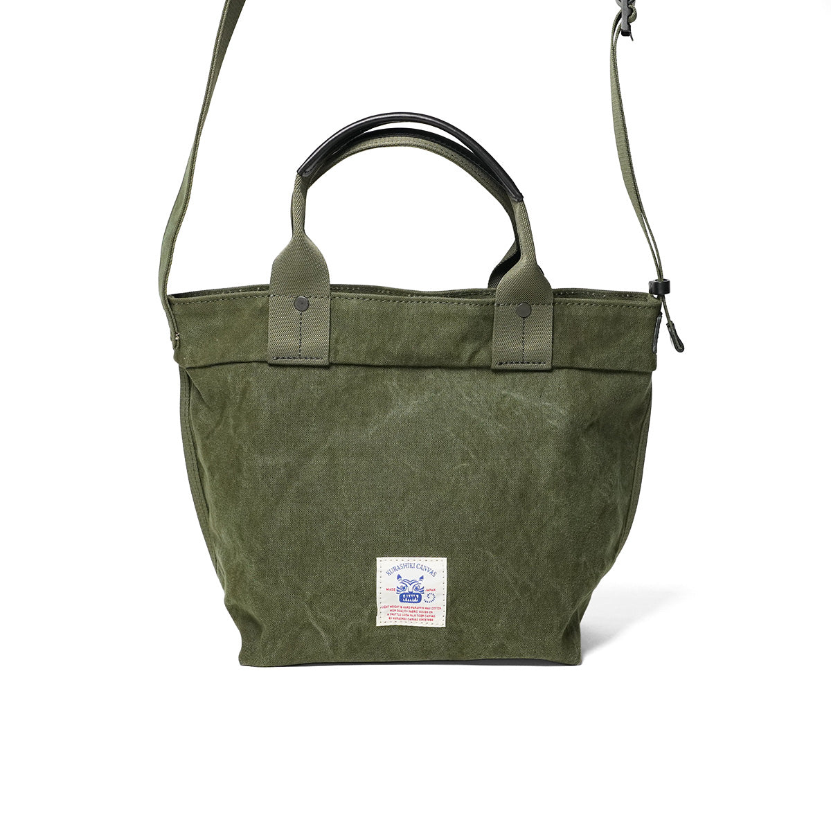 TIGER CANVAS -Tiger Canvas- 2-Way Tote Shoulder Bag GRN884 S Size