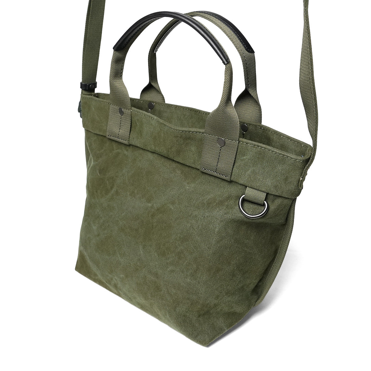 TIGER CANVAS -Tiger Canvas- 2-Way Tote Shoulder Bag GRN884 S Size