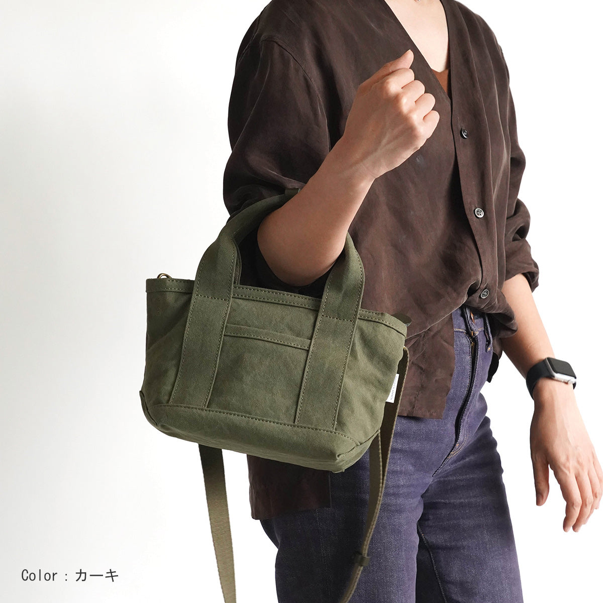 18盎司Army Duck Bio Tote單肩包迷你LGRN4030 