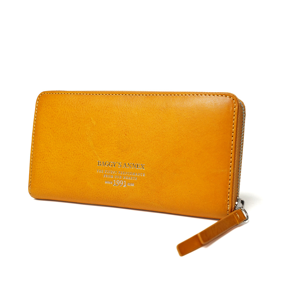 Natural Box Round Zipper Long Wallet LZKM3600