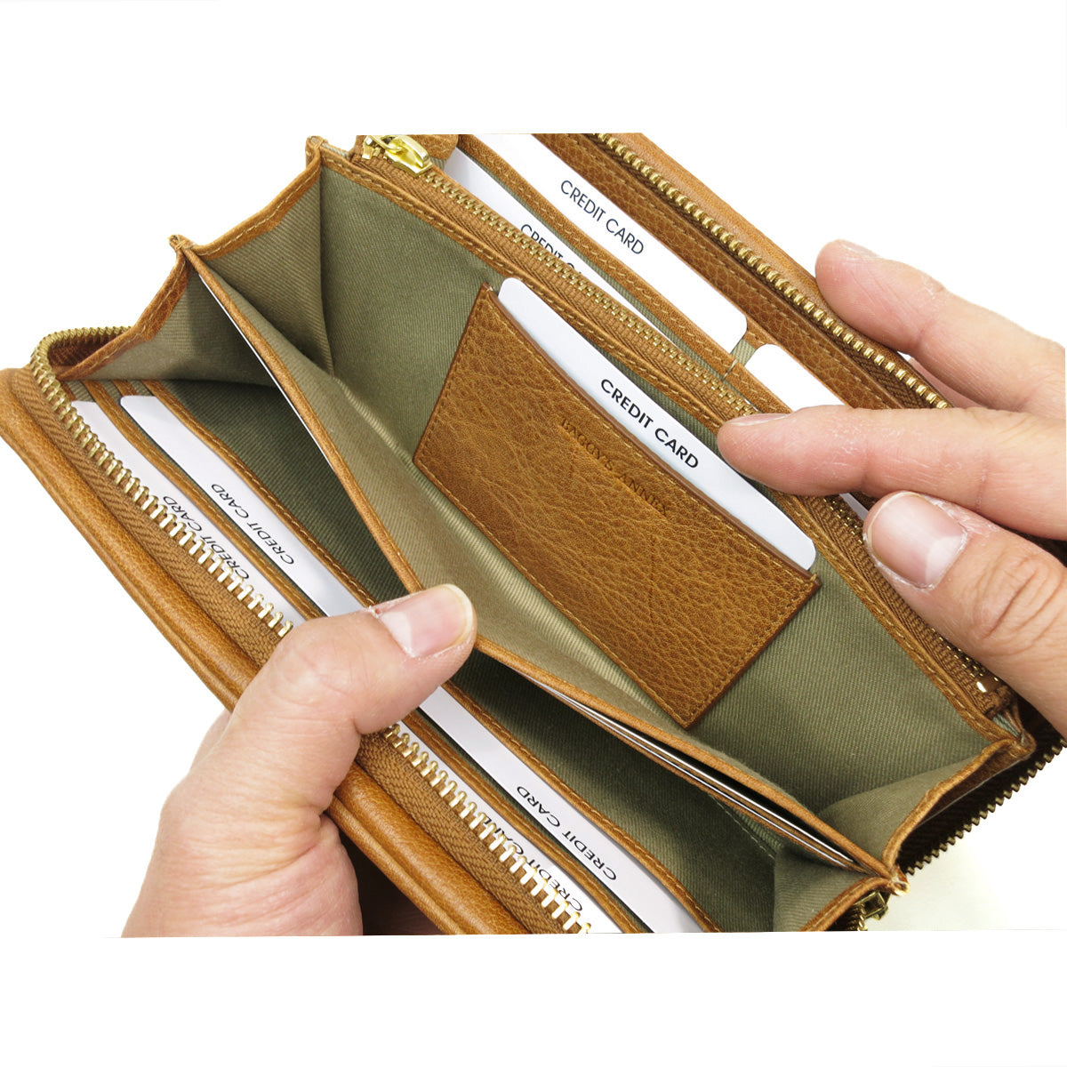 BAFU Leather -バフレザー- ラウンドファスナー長財布 LZKM780