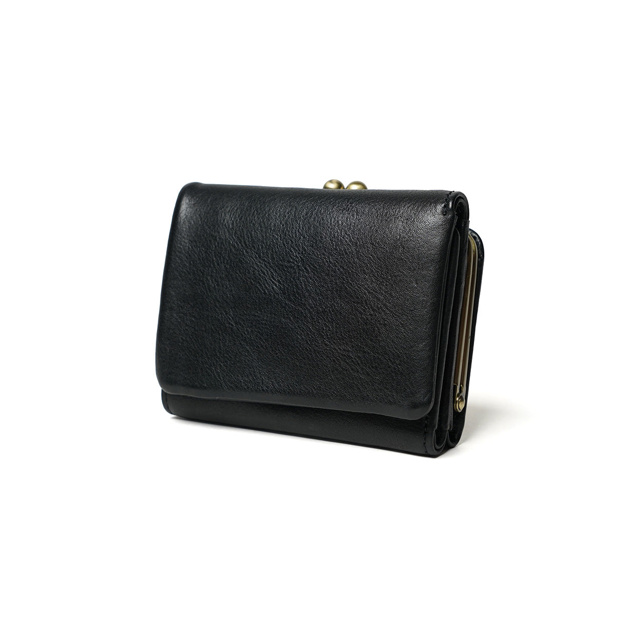 BAFU Leather -バフレザー- 三つ折りがま口財布 LZKM782