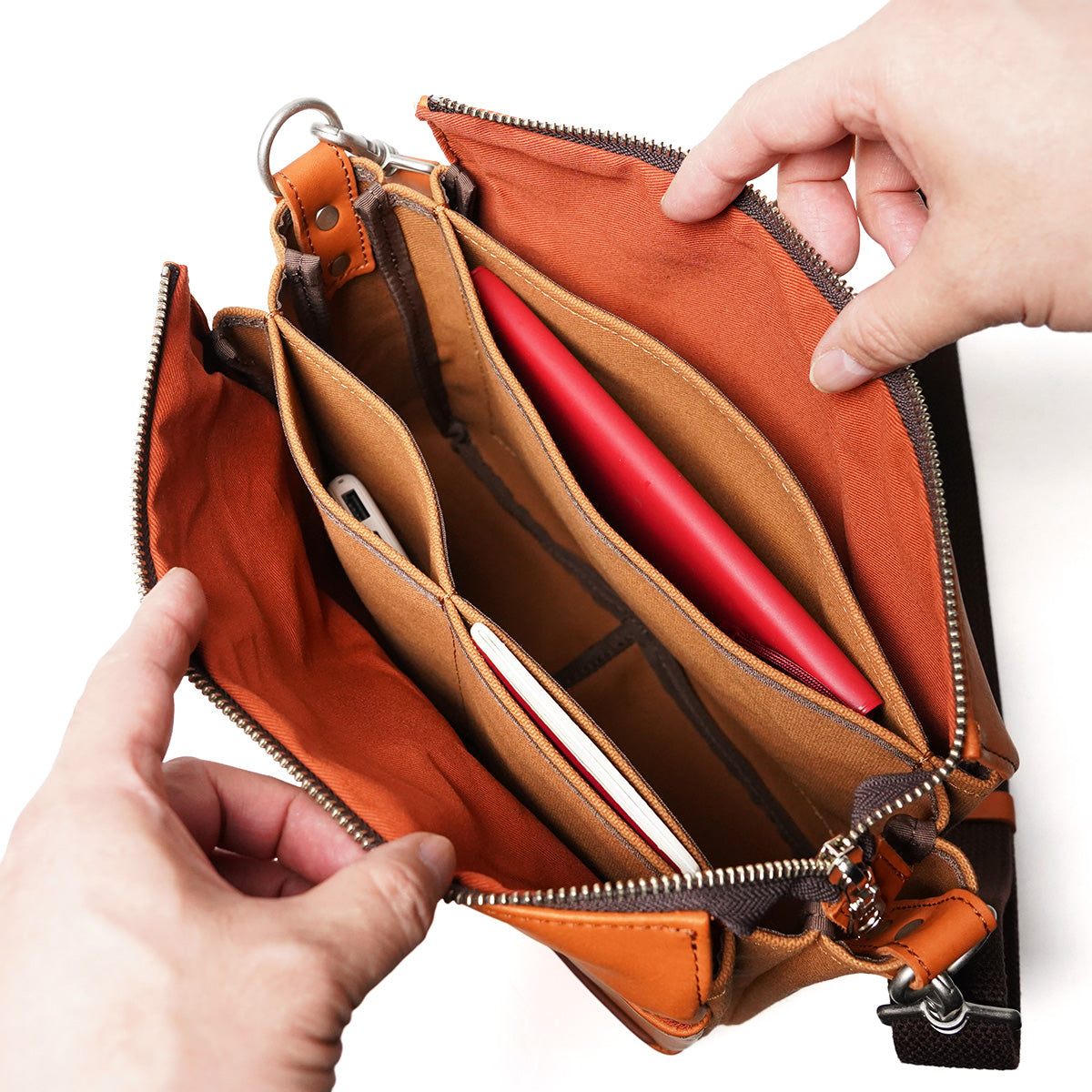 Glove Leather Shoulder Bag YNM200