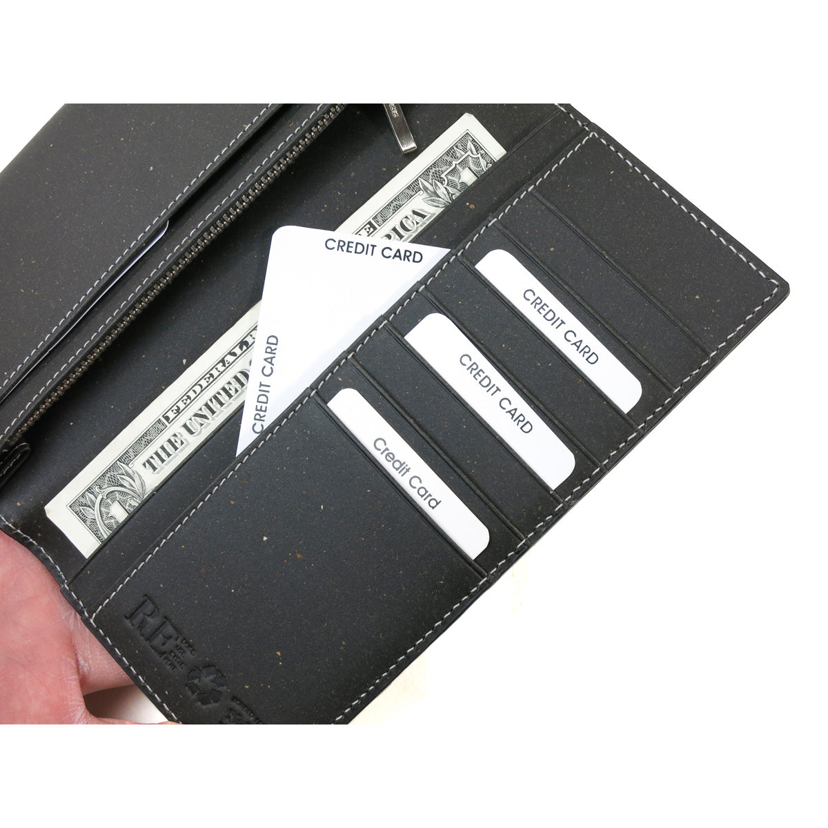 リサイクルレザー 長財布 ZKM601
