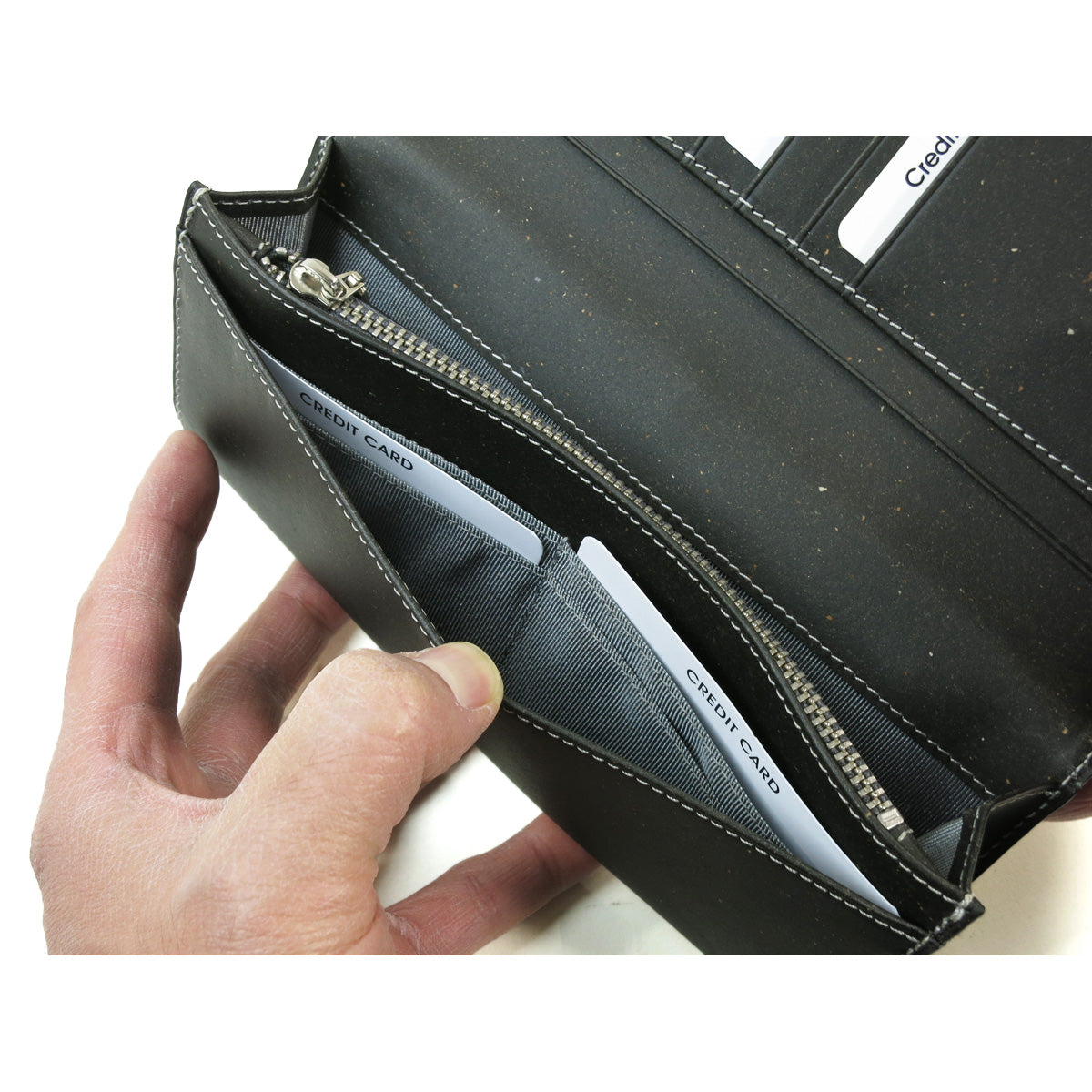 リサイクルレザー 長財布 ZKM601